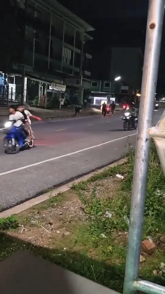 갱단 충돌 현장 영상