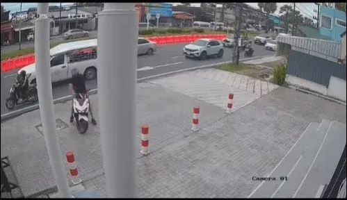 사고 현장 CCTV 영상