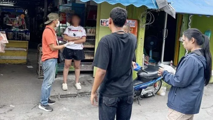 핫야이 마약 밀반입 사건 현장