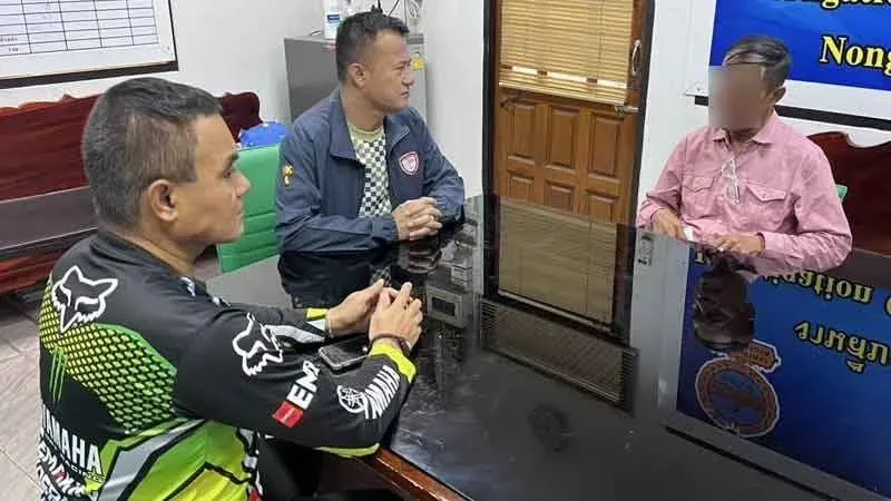 가짜 경찰 행세 사건 현장
