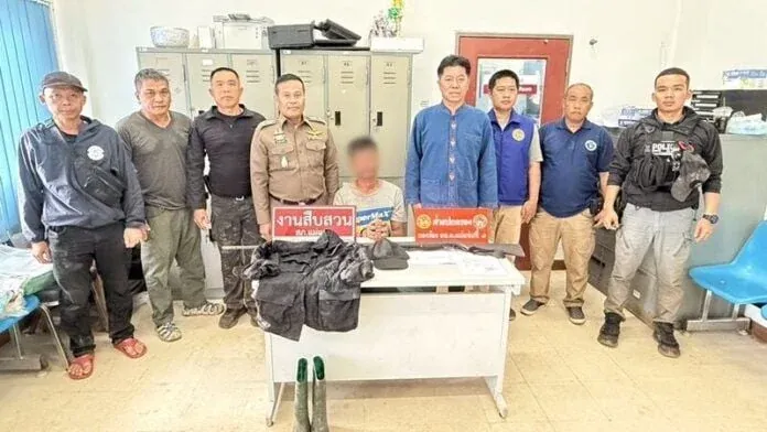 경찰서에 있는 용의자