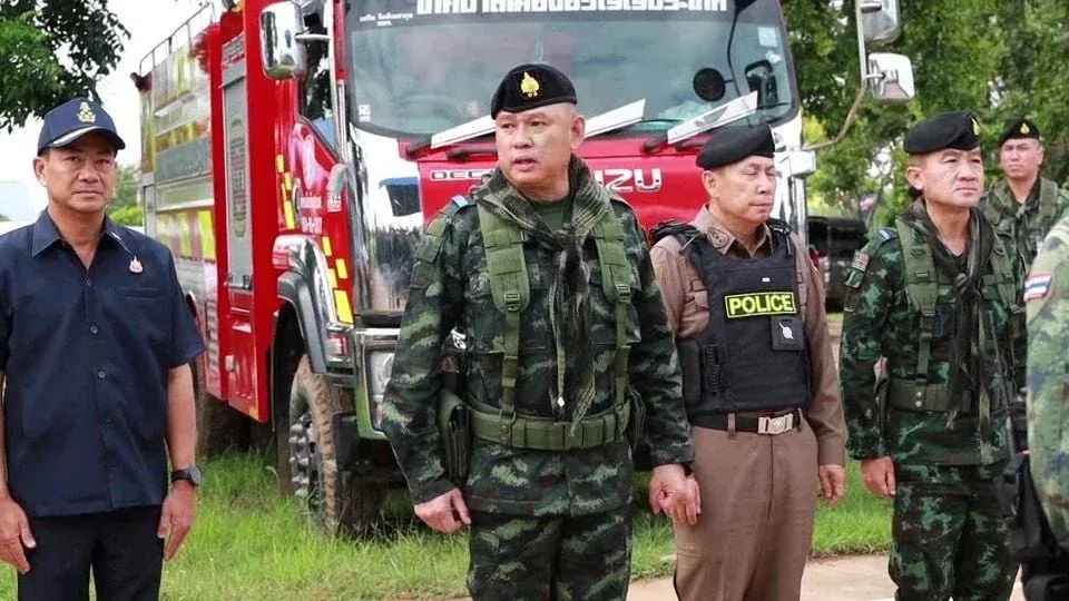 태국 사케오 국경 검문소