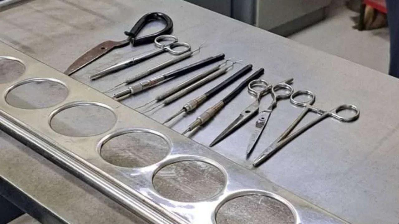 병원 절도 사건으로 체포된 마약중독자