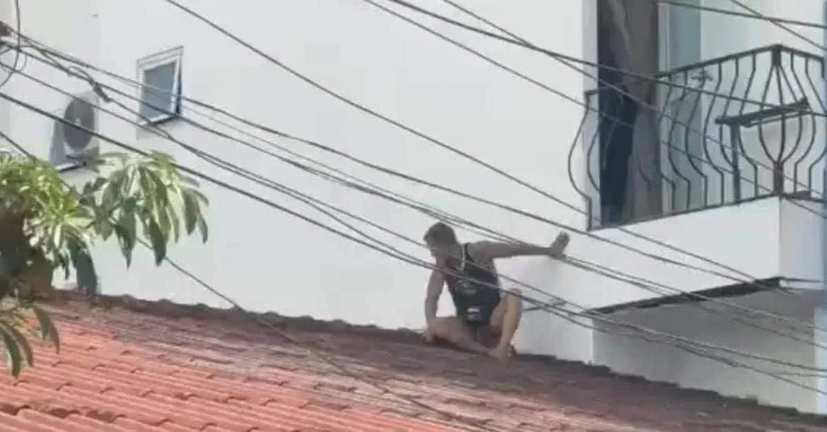 덴마크 복싱 선수 옥상 구조 장면