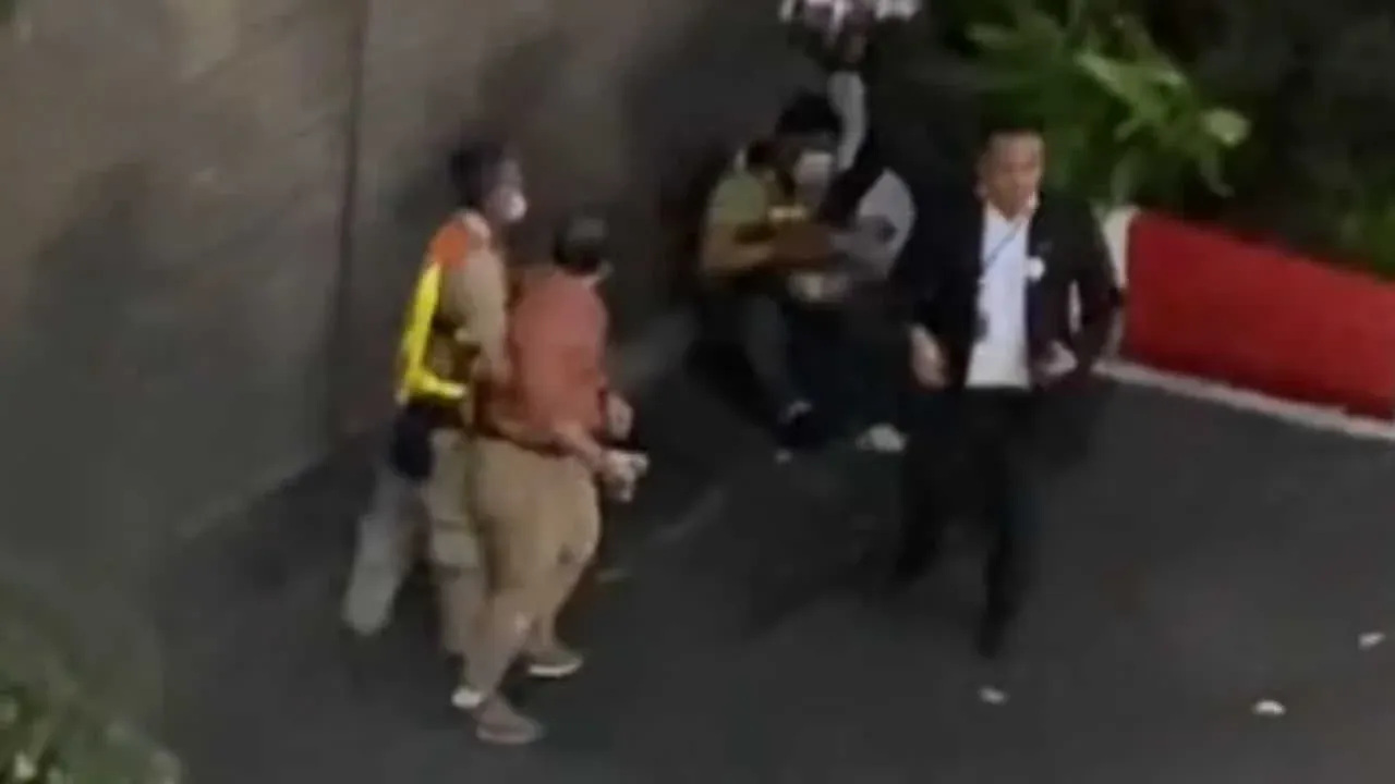 택시 하차 지점 분쟁 현장