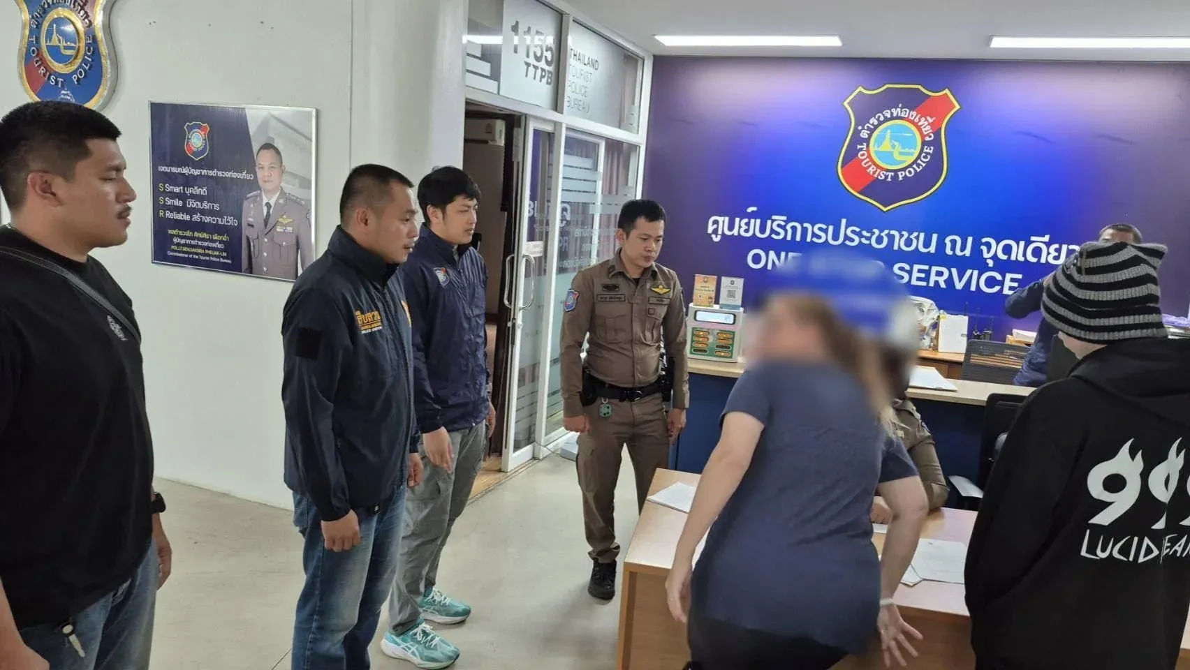 파타야 관광경찰 합동 수색 작전