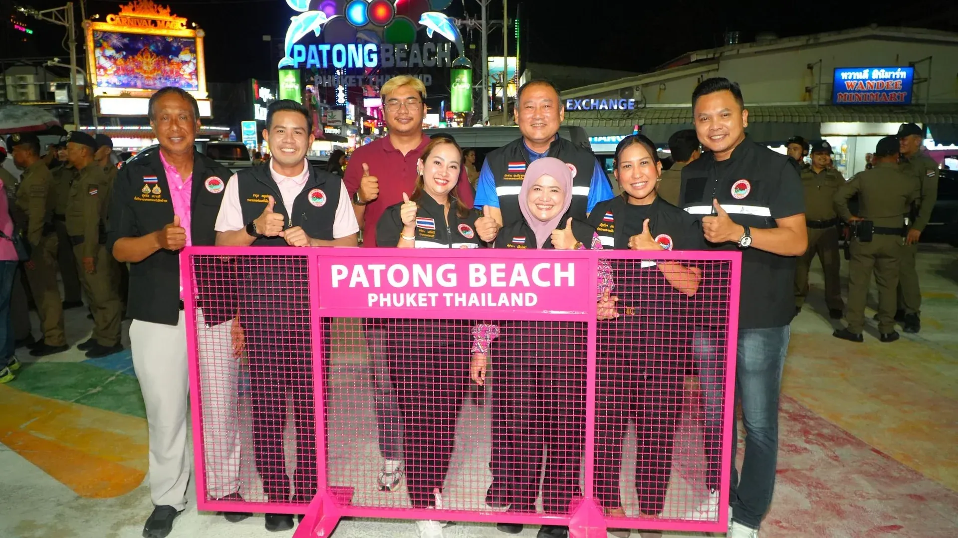 교통 차단기 세부 모습