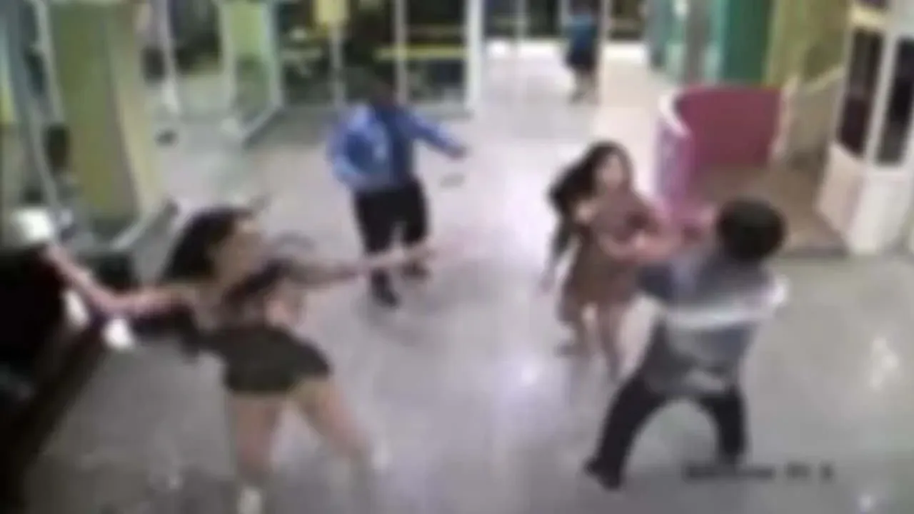 파타야 호텔 폭행 사건 CCTV