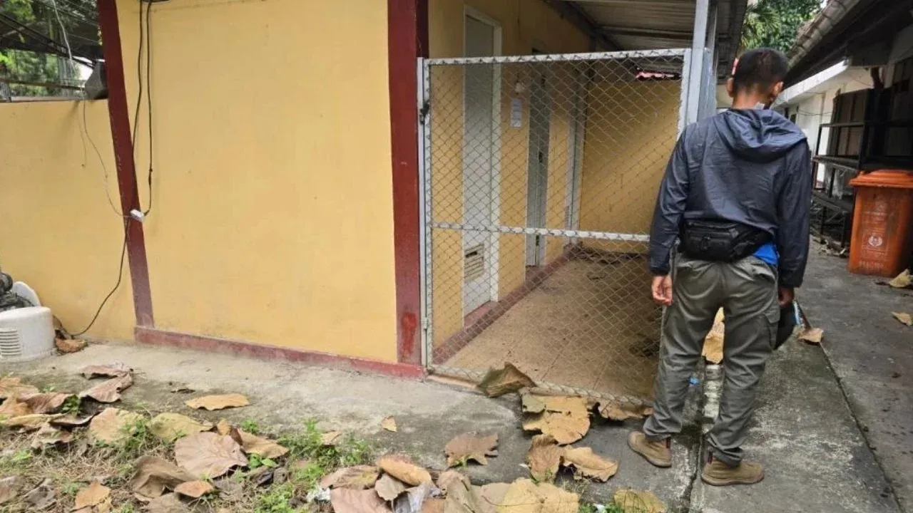 태국 딱 주 흉기 난동 사건 현장