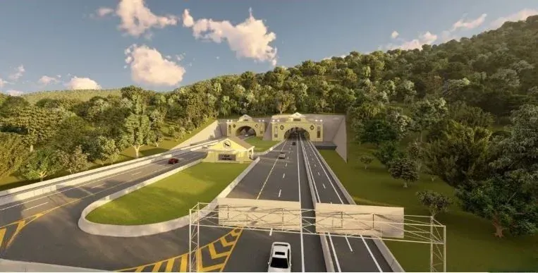 파통 터널 계획도