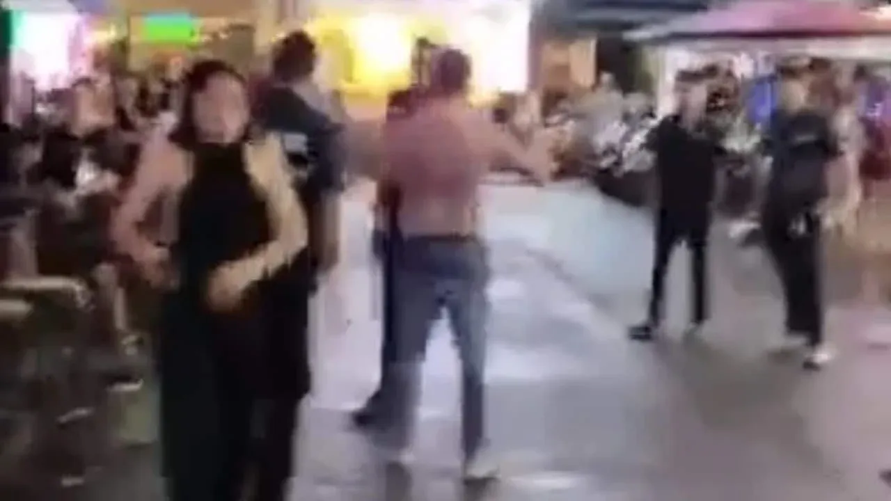 소이 부아카오에서 공격당한 외국인 남성