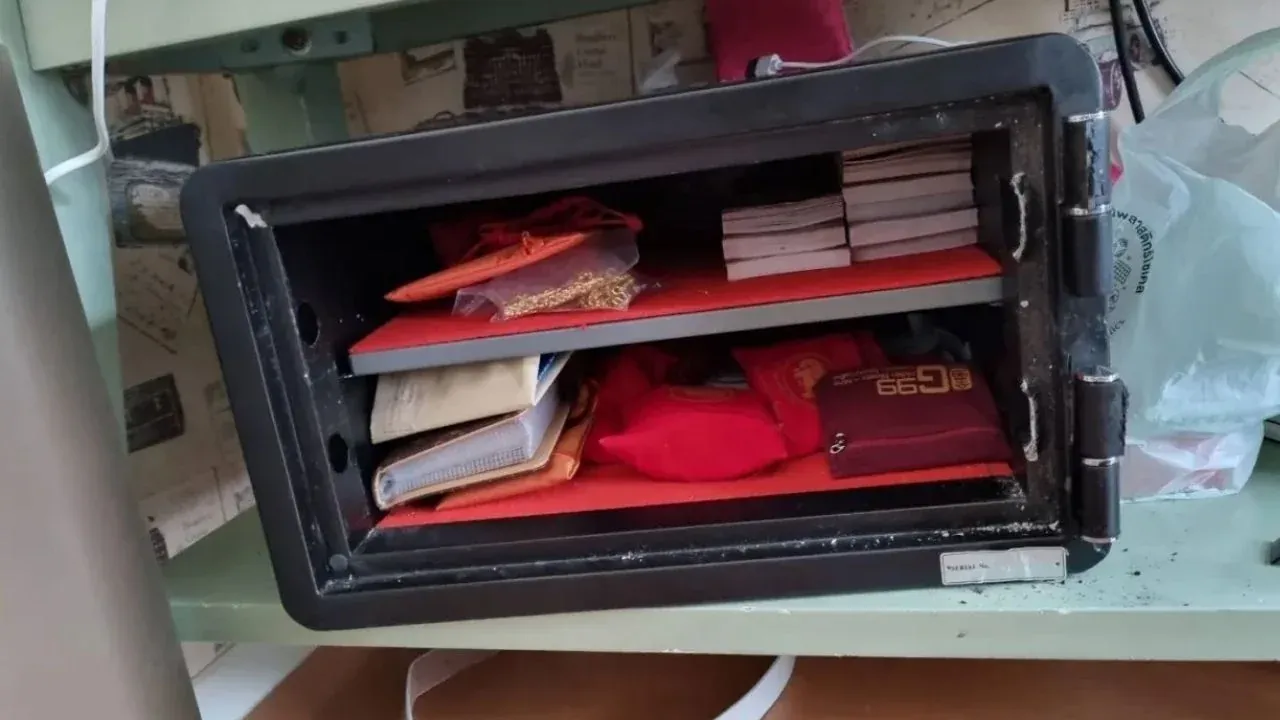 용의자 체포 현장