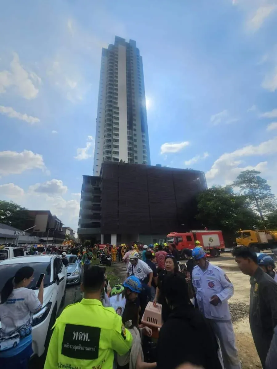 화재 현장 구조 작업