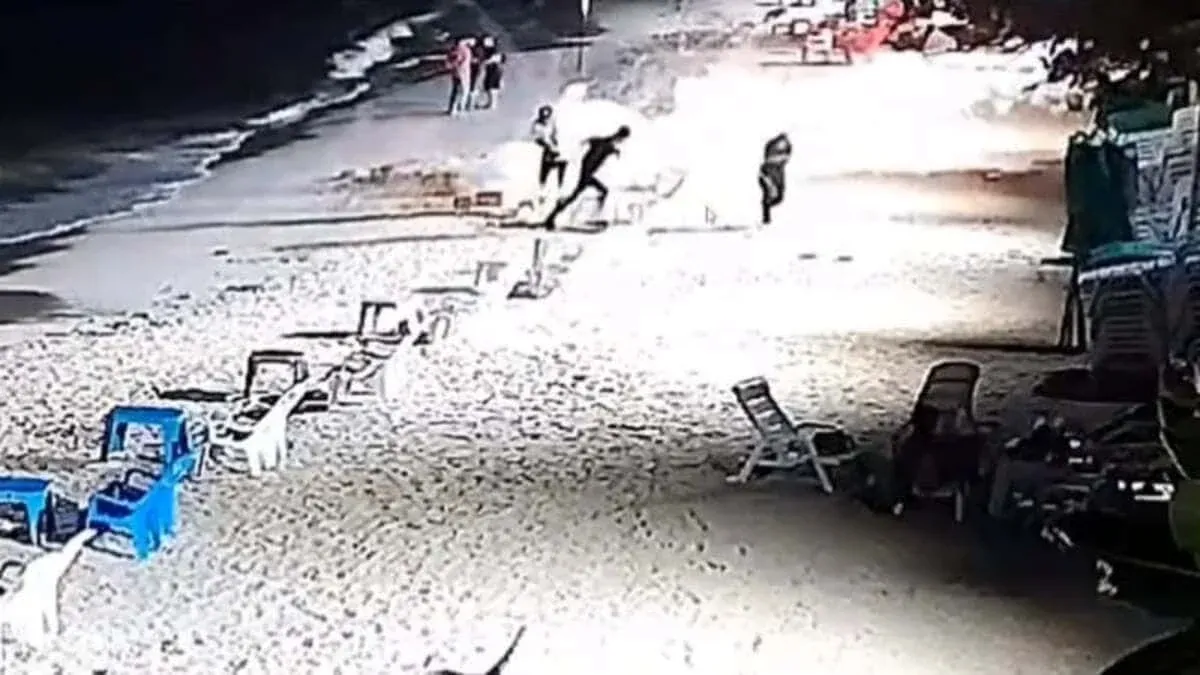 CCTV footage showing suspects