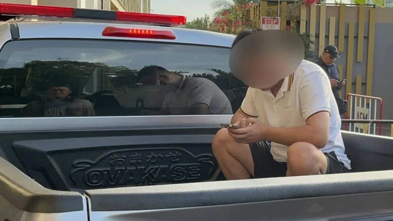 파타야 호텔에서 체포된 중국인 용의자