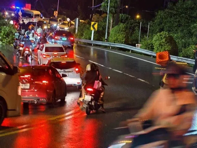 파통 힐 도로 사고 현장