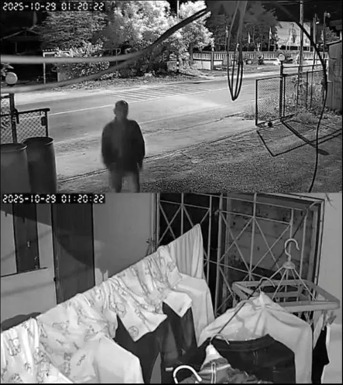 CCTV에 포착된 용의자