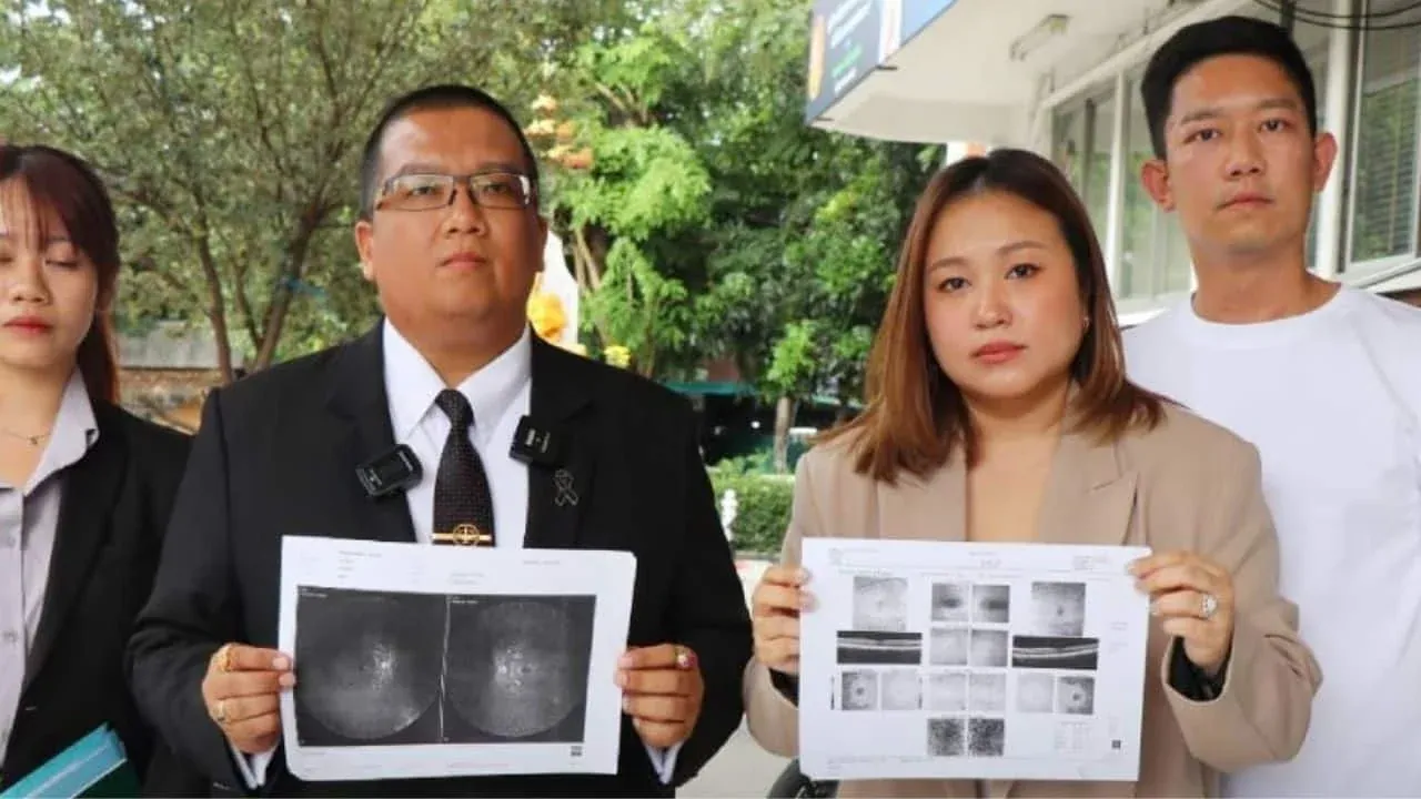 방콕 국제학교 테니스공 공격 현장