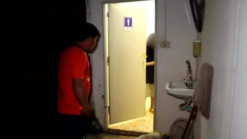 사건 현장 화장실 외부