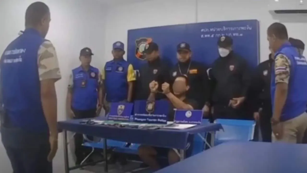 압수된 렌탈 차량