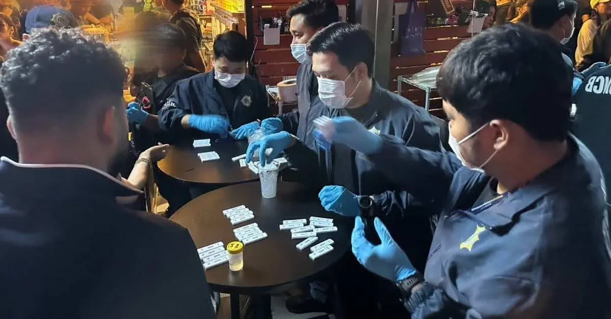 단속 현장에서 압수된 증거물