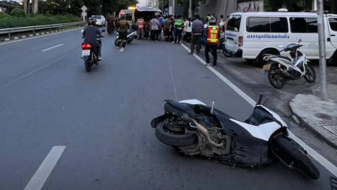 오토바이 사고 현장