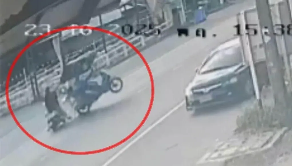 스리라차 오토바이 사고 현장