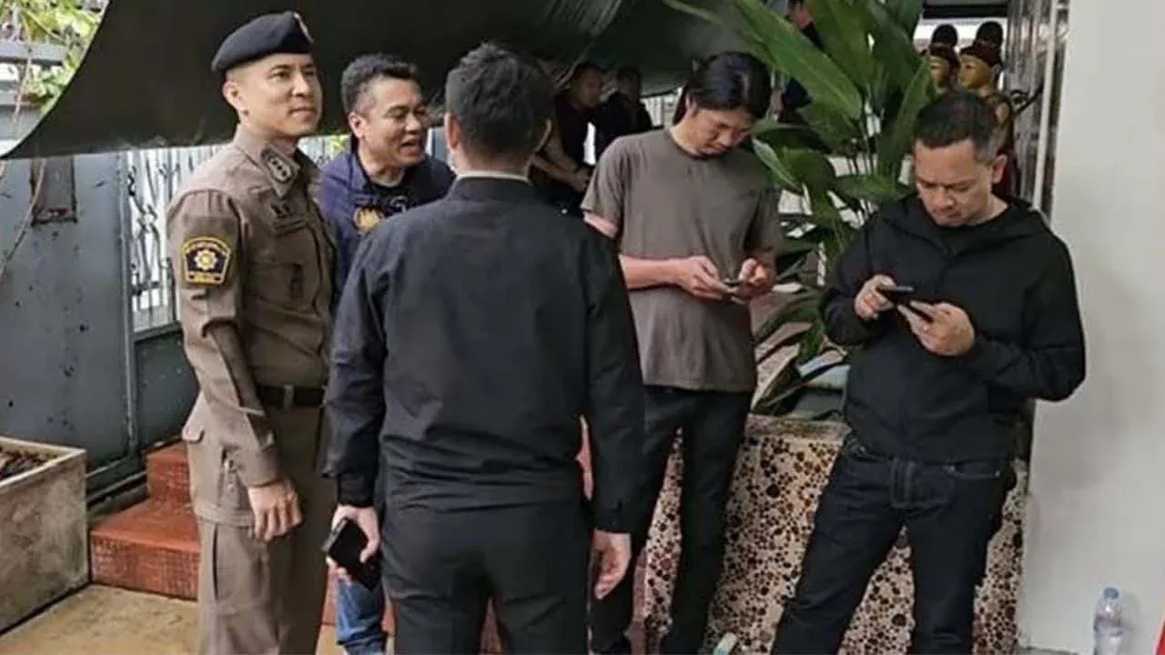 경찰 단속 현장