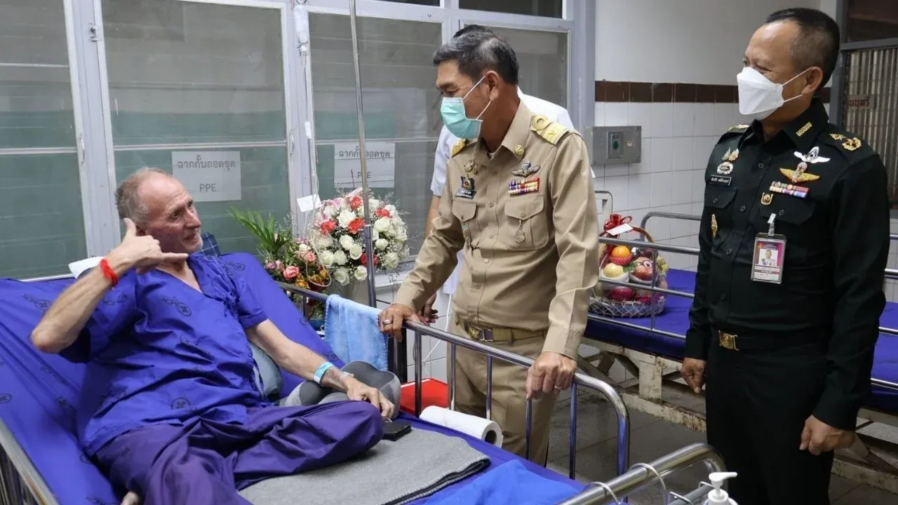 탐루앙 동굴 구조 작전 당시 모습