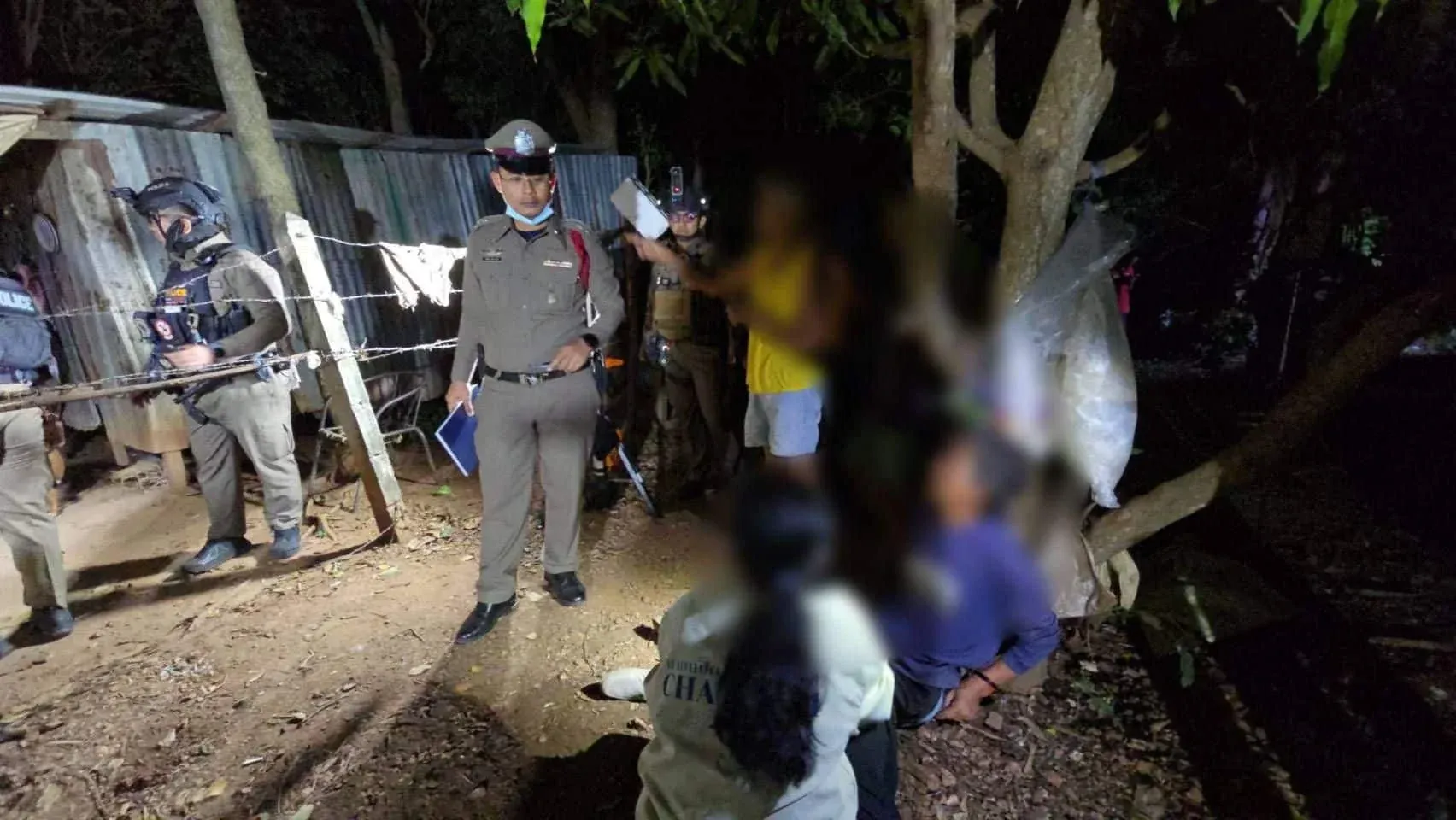 촌부리 살인 사건 현장