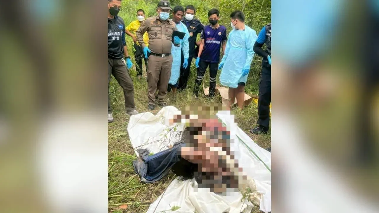 펫차부리 연못에서 발견된 태국 여성 시신