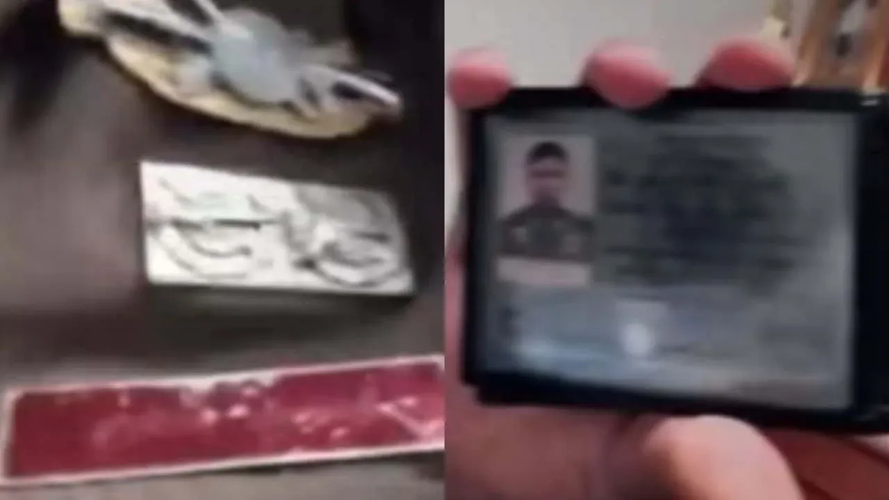 가짜 경찰 사기 피해 여성의 신고 현장