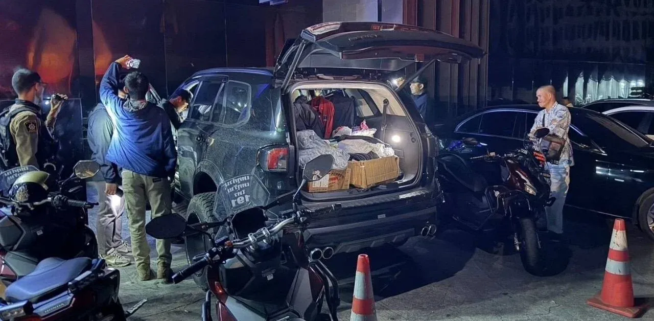 파타야 클럽 단속 현장