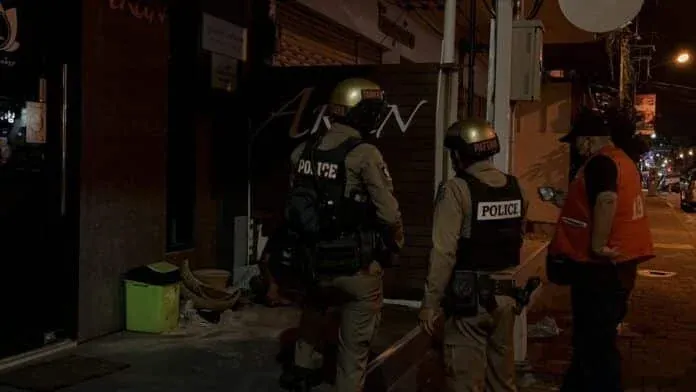 파타야 폭행 사건 현장