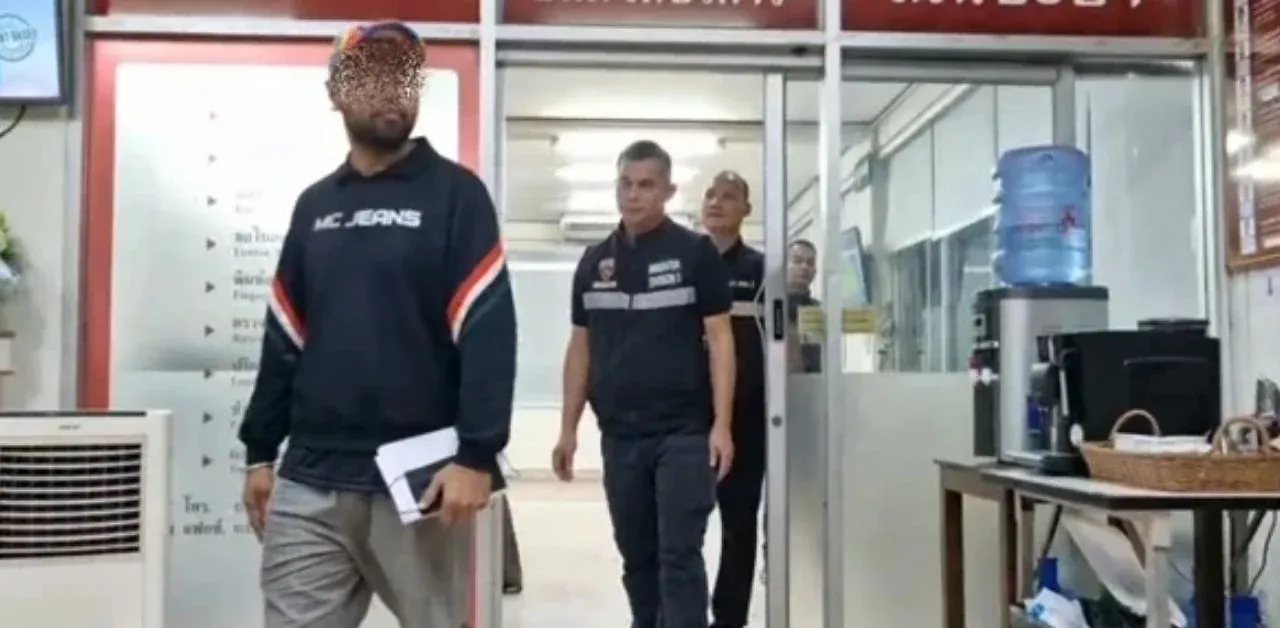 촌부리 편의점 사기 사건 현장