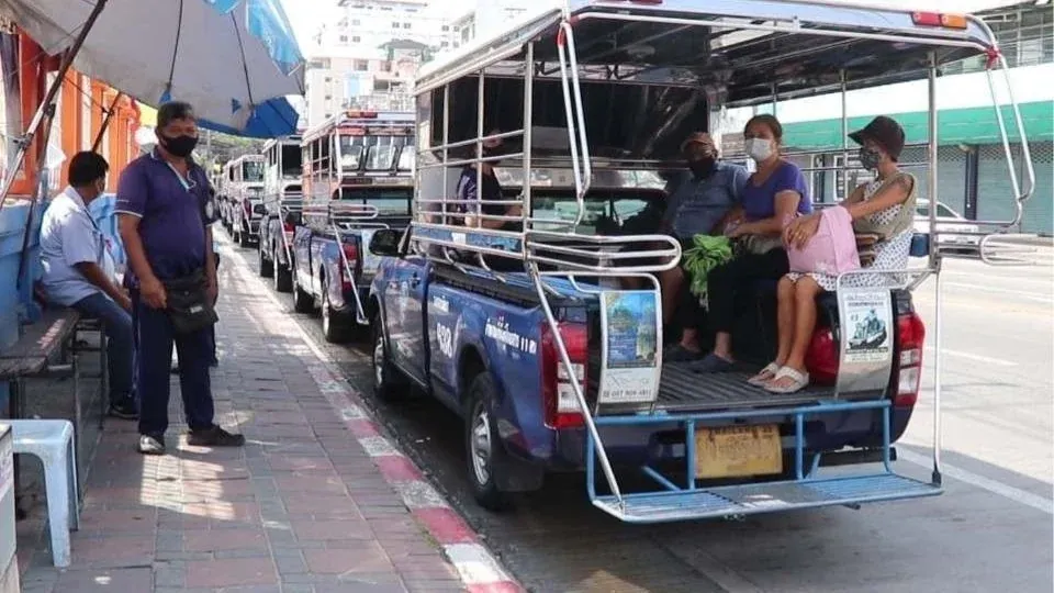 좀티엔 교통 상황