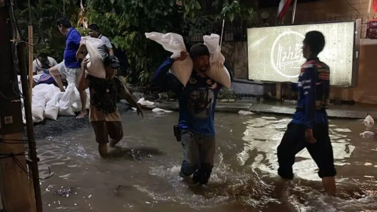 차오프라야 강 수위가 2021년 홍수 수준에 근접