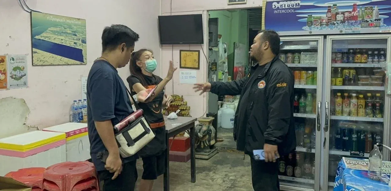 파타야 국수집 절도 용의자 CCTV 영상