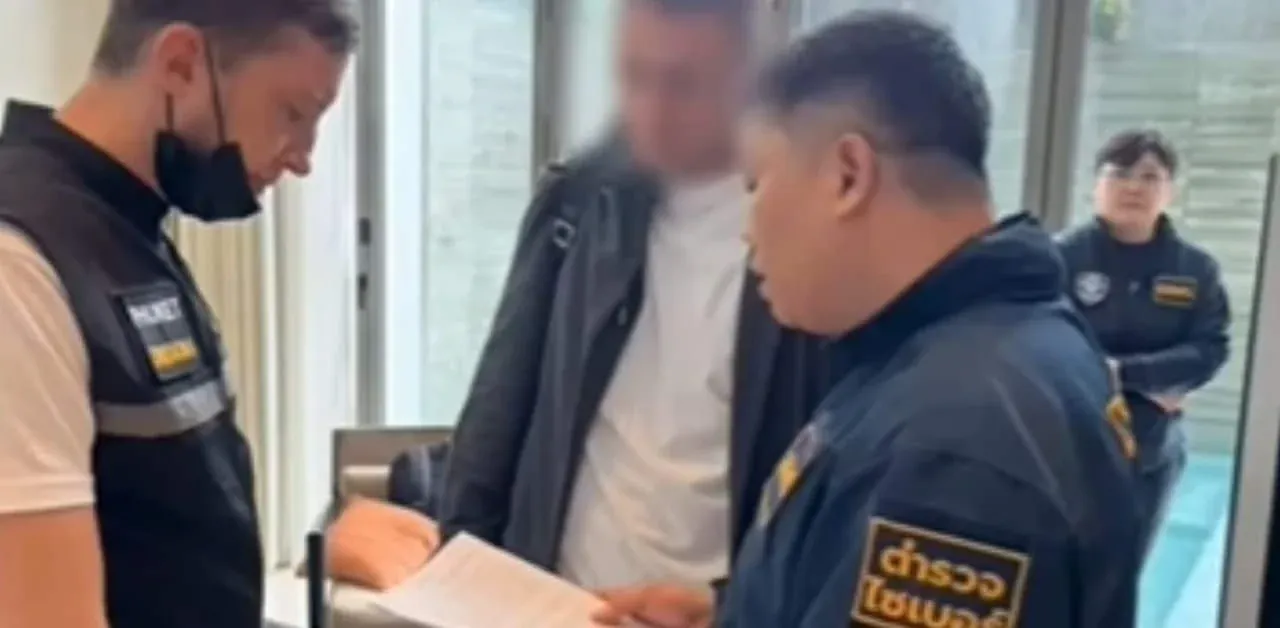 FBI에 수배된 외국인 남성이 푸켓에 은신