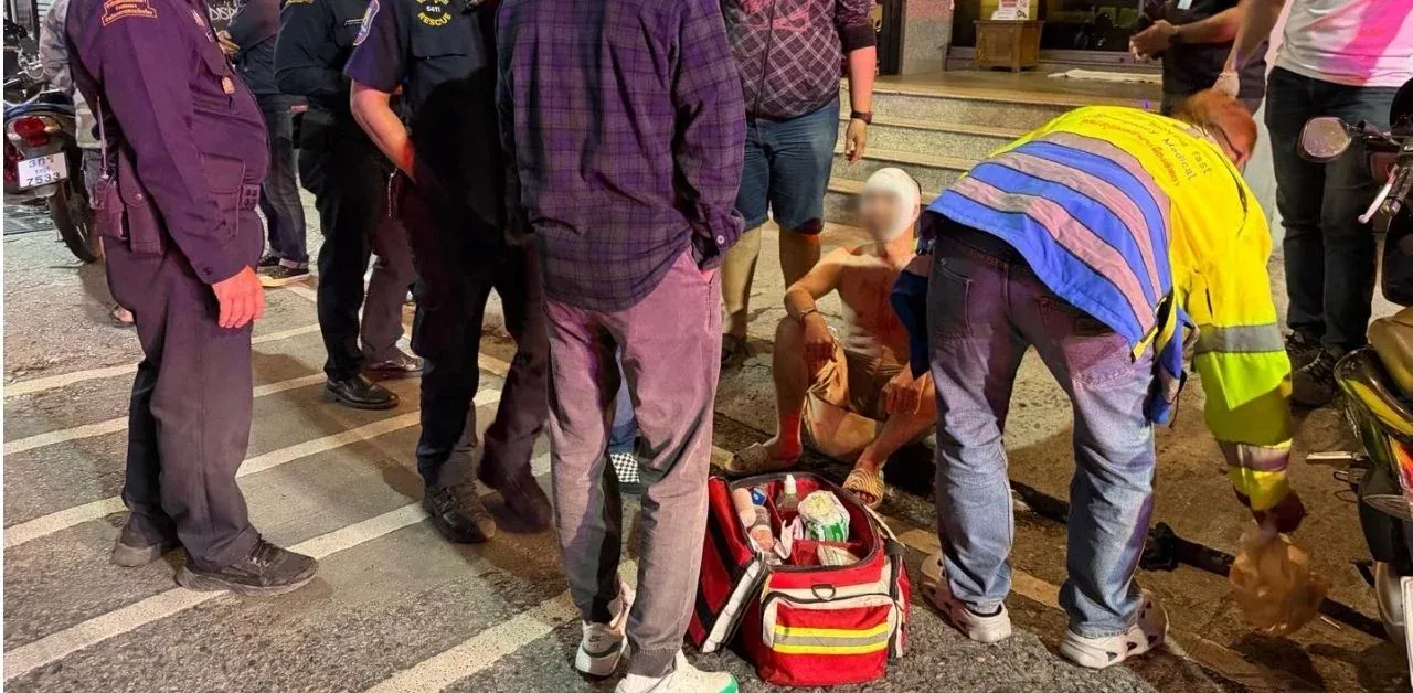 부상당한 러시아 남성