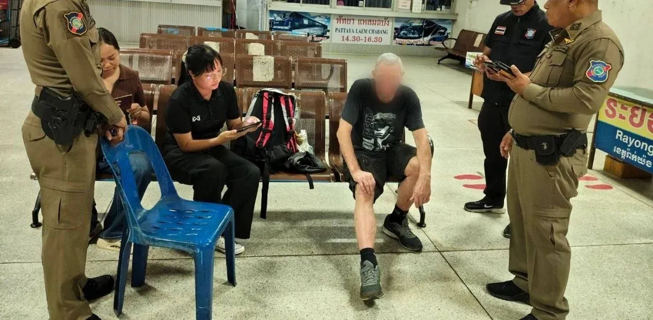 트랏 버스터미널 소동 현장