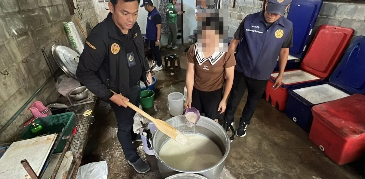 불법 아이스크림 공장 내부