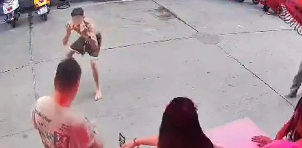 파타야 한국인 중국인 충돌 장면