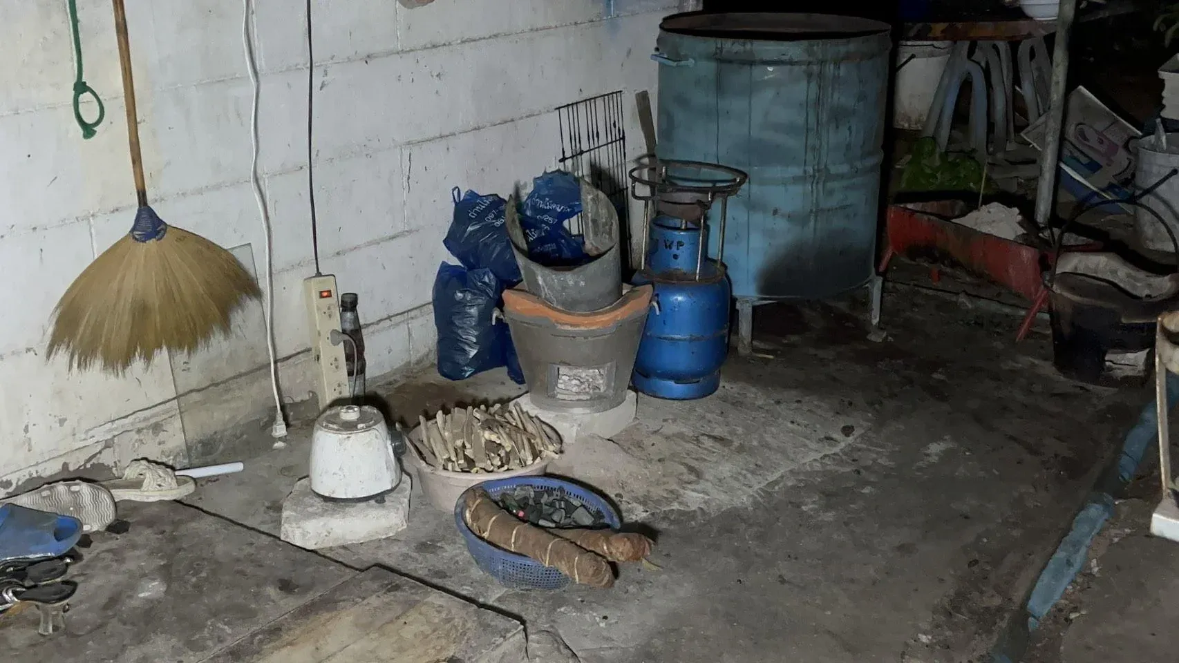 현장에서 검거된 절도범