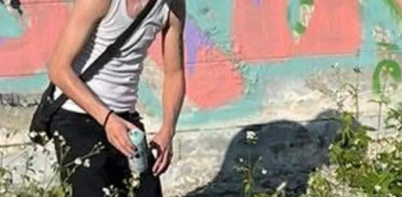 푸껫에서 벽에 낙서하는 외국인