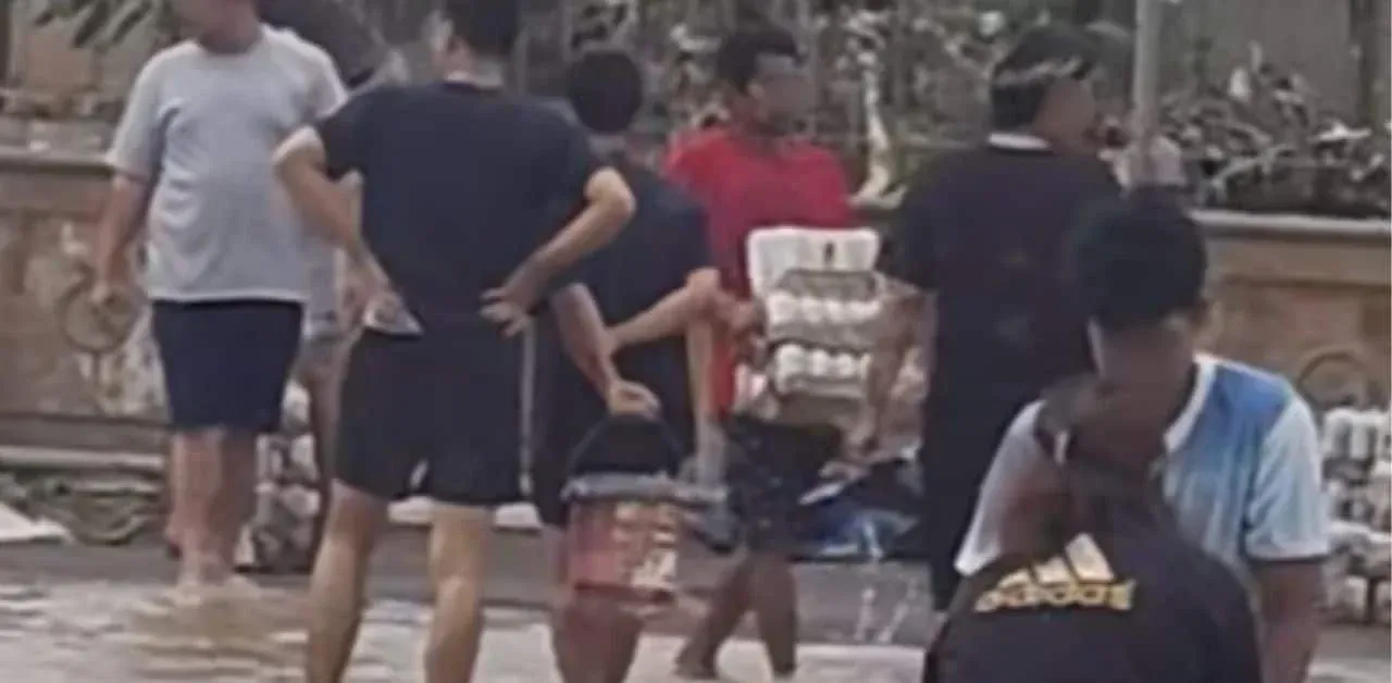 핫야이 맥주 절도 사건 현장