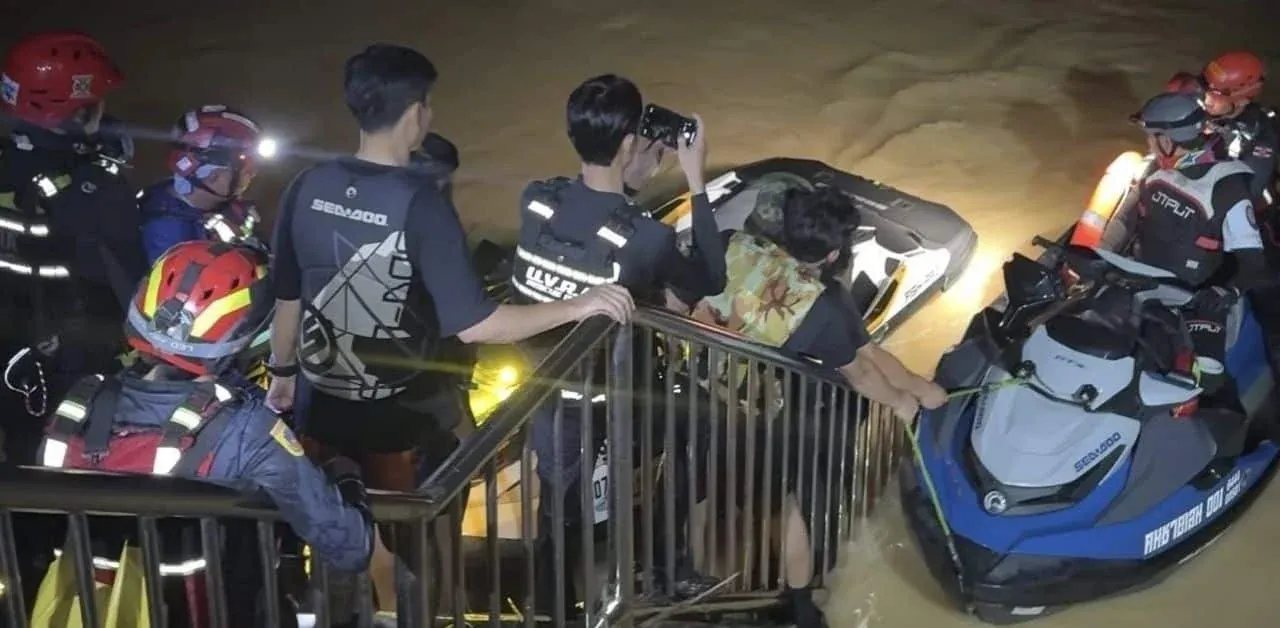 하트야이에서 총격과 위협