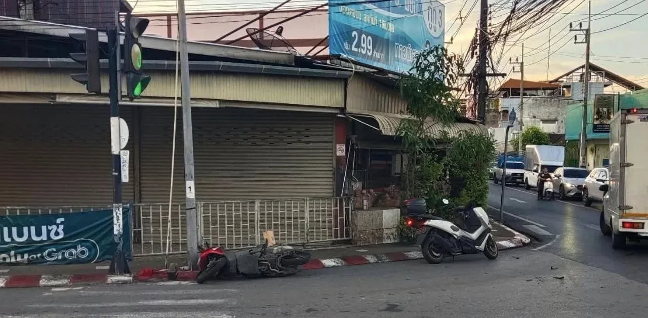 푸켓 오토바이 사고 현장