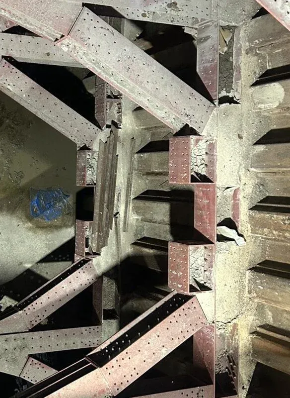 사고 현장 조사 모습