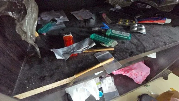 태국 시라차 배달원 사망 사건 현장